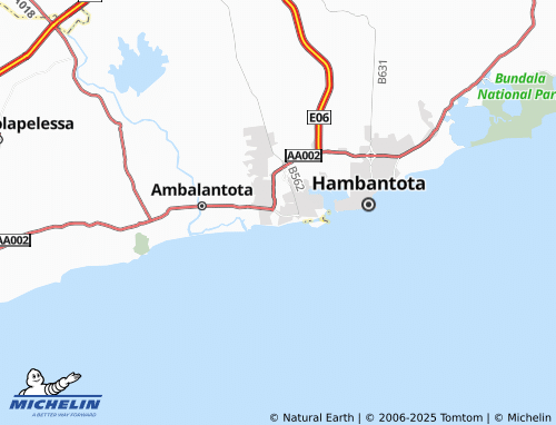 MICHELIN Sisilasagama map - ViaMichelin