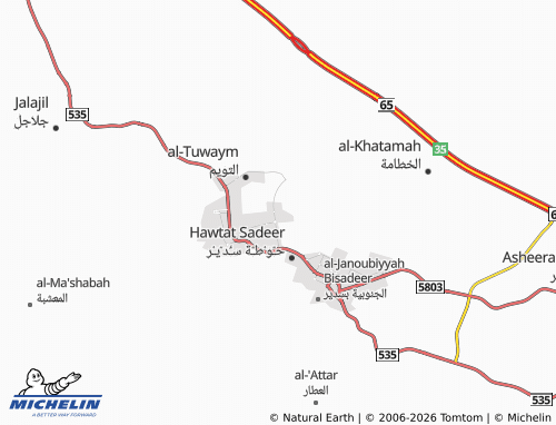 MICHELIN-Landkarte al-Ra'id - ViaMichelin