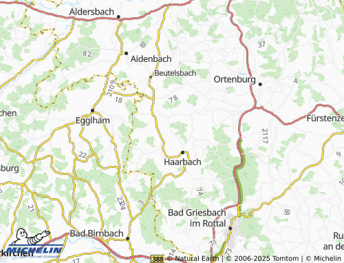 MICHELIN-Landkarte Haarbacherloh - ViaMichelin