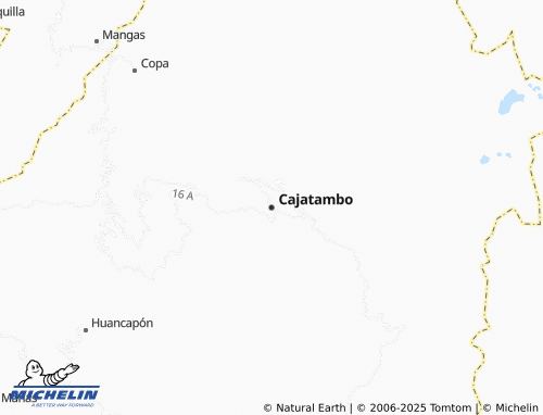 MICHELIN Cajatambo map - ViaMichelin