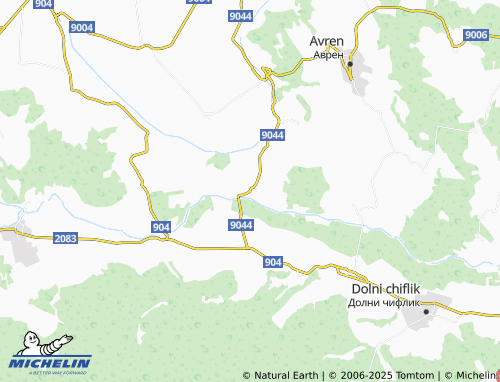 MICHELIN Dabravino map - ViaMichelin