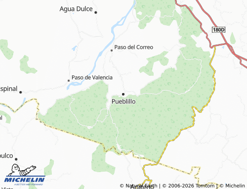 MICHELIN Pueblillo map - ViaMichelin