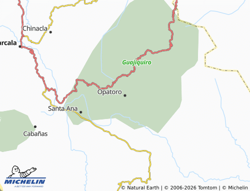 MICHELIN Opatoro map - ViaMichelin