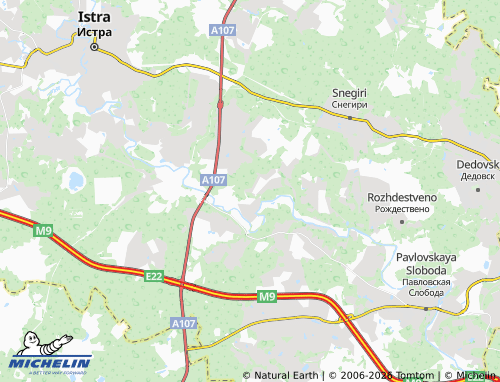 Carte MICHELIN Luzhki kottedzhnyy poselok - ViaMichelin