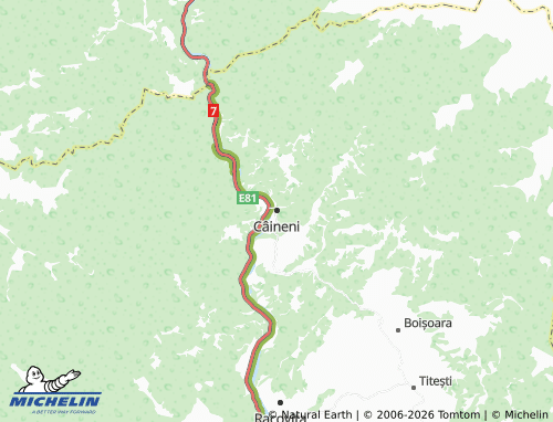 Mapa MICHELIN Câineni - ViaMichelin