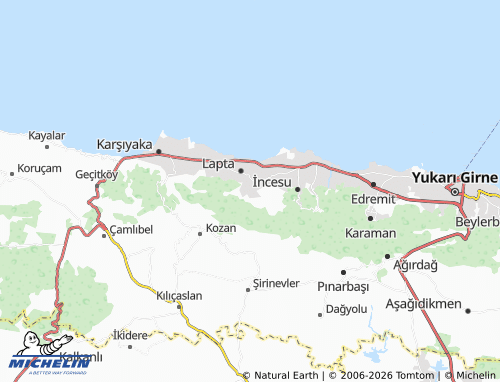 Mappa MICHELIN Lapta IV - ViaMichelin