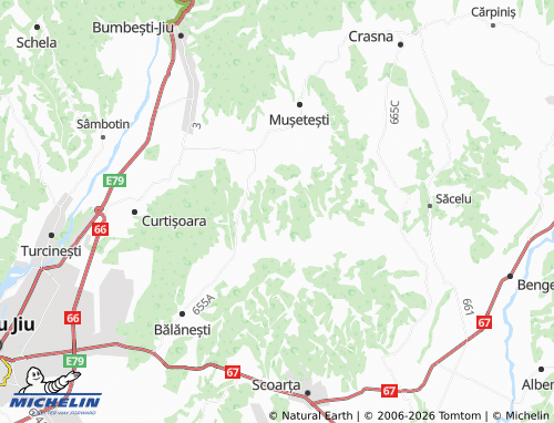 Mappa MICHELIN Voiteștii Din Deal - ViaMichelin