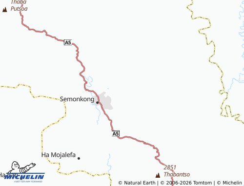 MICHELIN Ha Lechesa map - ViaMichelin