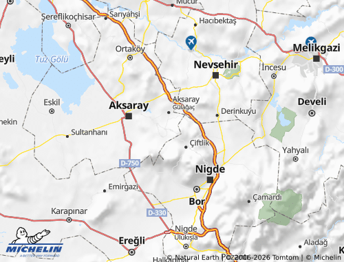 Mapa MICHELIN Güzelyurt - ViaMichelin