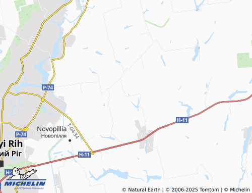 MICHELIN Romanivka map - ViaMichelin