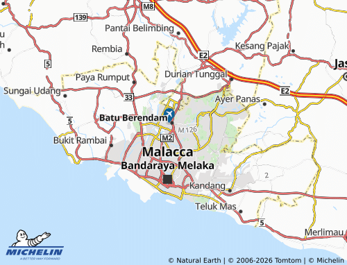 MICHELIN Taman Devadason map - ViaMichelin