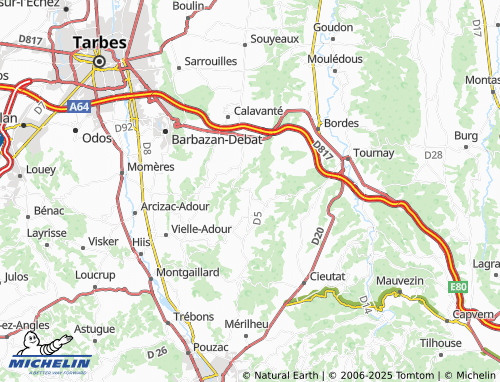 Mappa MICHELIN Oueilloux - ViaMichelin
