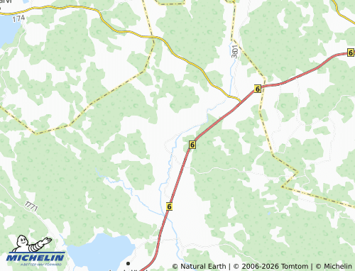 MICHELIN Pockar gård map - ViaMichelin