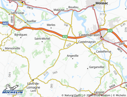Mappa MICHELIN Caumont - ViaMichelin