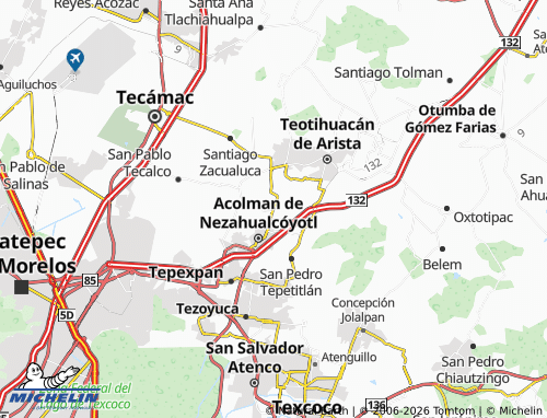 Mapa MICHELIN San Bartolo - ViaMichelin