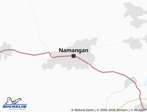 Mapa MICHELIN Namangan - ViaMichelin
