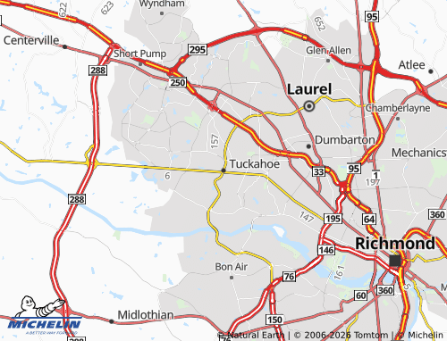 Mappa MICHELIN Tuckahoe - ViaMichelin