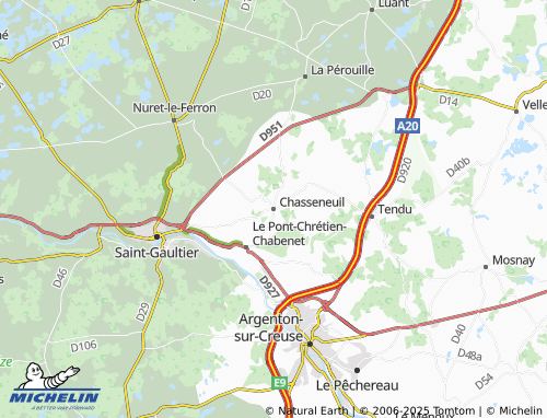 MICHELIN Chasseneuil map - ViaMichelin