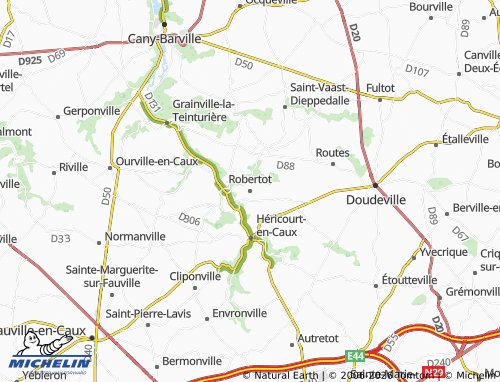 MICHELIN Robertot map - ViaMichelin