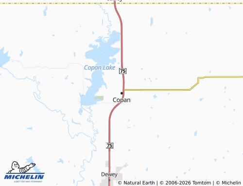 Mappa MICHELIN Copan - ViaMichelin