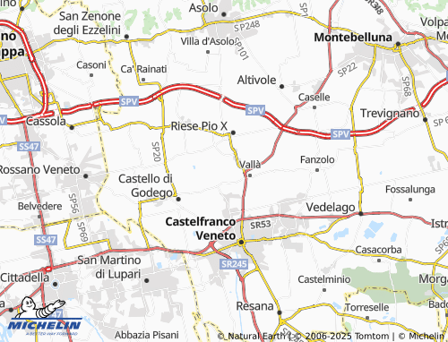 Mapa MICHELIN Ca' Miane - ViaMichelin