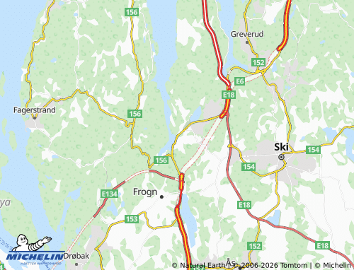 MICHELIN Nesset map - ViaMichelin