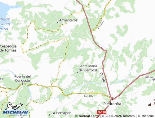 MICHELIN El Mirón map - ViaMichelin