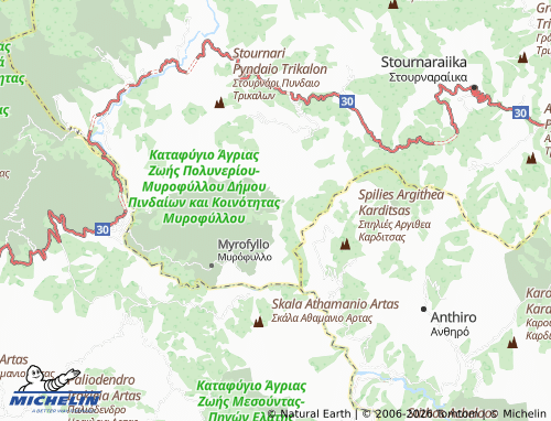 Mapa MICHELIN Polyneri - ViaMichelin