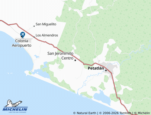 Mappa MICHELIN San Jerónimo - ViaMichelin