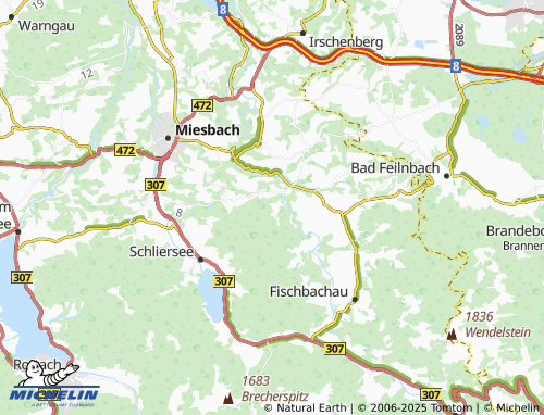 MICHELIN Grandau map - ViaMichelin