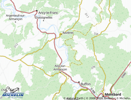 Mappa MICHELIN Cry - ViaMichelin