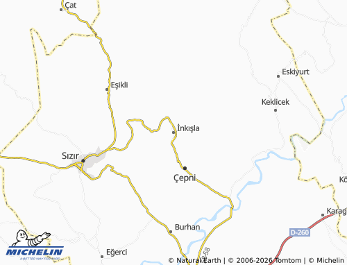 Mappa MICHELIN İnkışla - ViaMichelin