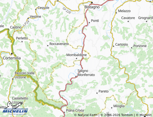Mappa MICHELIN Mombaldone - ViaMichelin