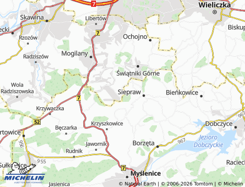 MICHELIN-Landkarte Olszowice - ViaMichelin