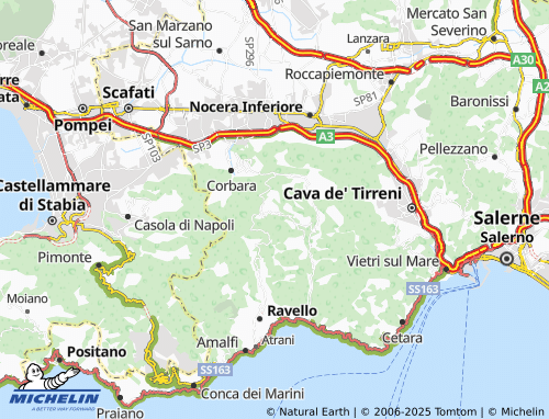 MICHELIN Pietre map - ViaMichelin