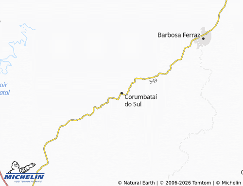 Mapa MICHELIN Corumbataí do Sul - ViaMichelin