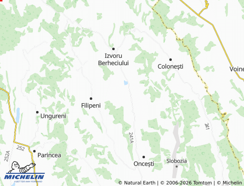 MICHELIN Oțelești map - ViaMichelin