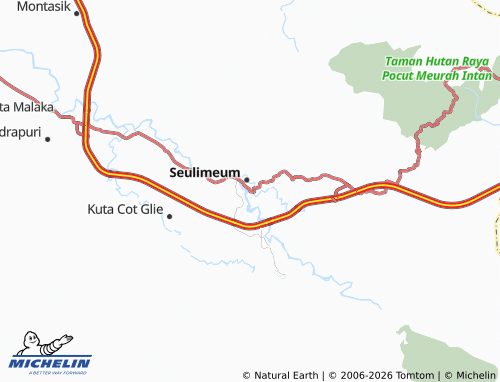 MICHELIN Pasar Seulimeum map - ViaMichelin