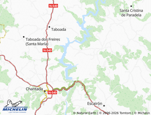 MICHELIN San Vitoiro de Ribas de Miño (San Vitoiro) map - ViaMichelin