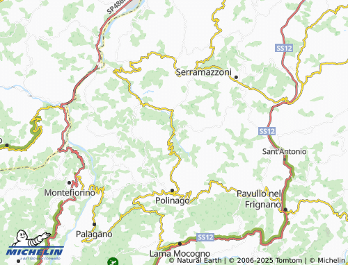 Mappa MICHELIN Ponte Gombola - ViaMichelin