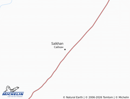 MICHELIN Saikhan map - ViaMichelin
