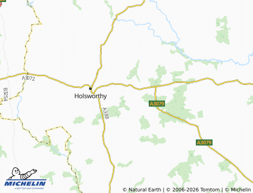 MICHELIN Hollacombe map - ViaMichelin