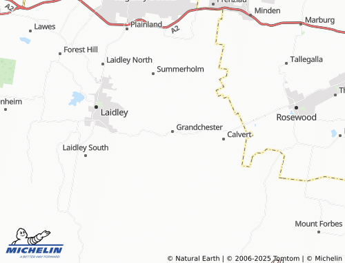 MICHELIN Grandchester map - ViaMichelin