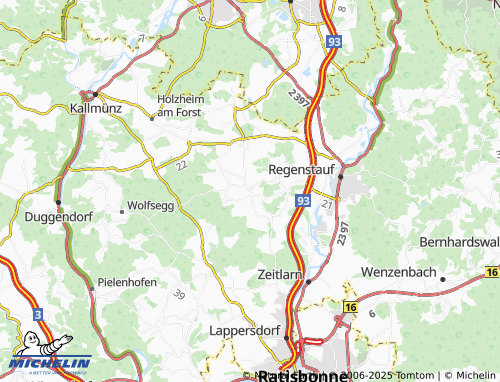 Mappa MICHELIN Eitlbrunn - ViaMichelin