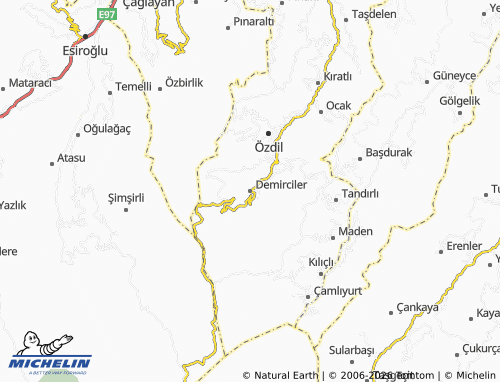 Mappa MICHELIN Demirciler - ViaMichelin