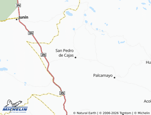 Mappa MICHELIN San Pedro de Cajas - ViaMichelin