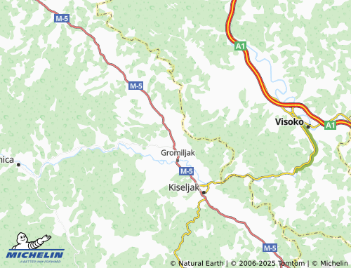 MICHELIN-Landkarte Svinjarevo - ViaMichelin