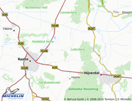MICHELIN Luttenberg map - ViaMichelin