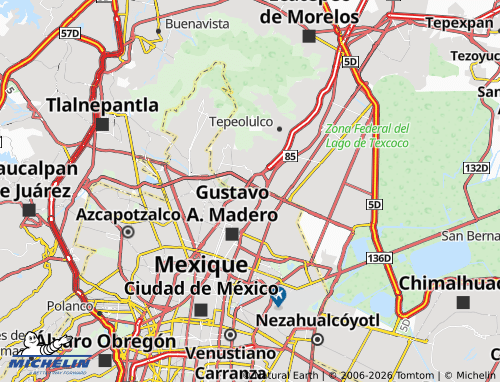 Mapa MICHELIN CTM Atzacoalco - ViaMichelin
