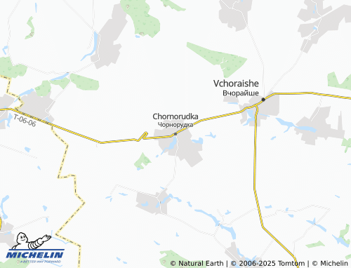 MICHELIN-Landkarte Chornorudka - ViaMichelin